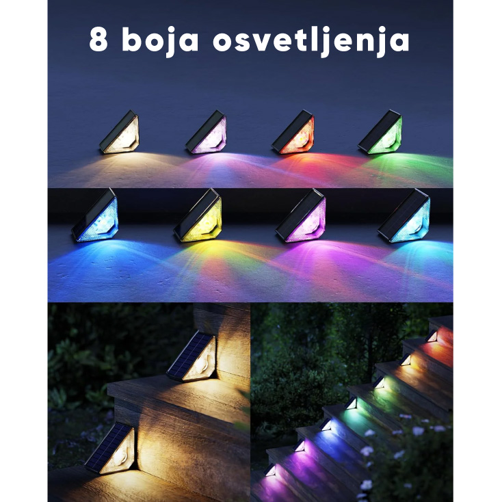 Solarna LED lampa za stepenište