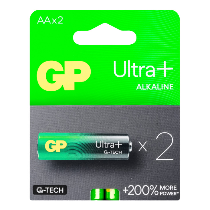 GP alkalne baterije ULTRA+ AA