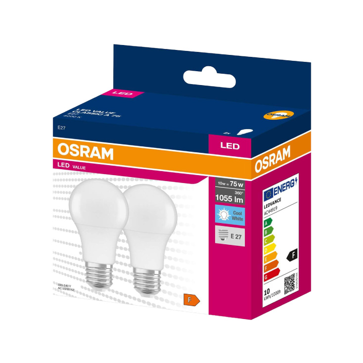 LED sijalica hladno bela 10W OSRAM - 2 kom.