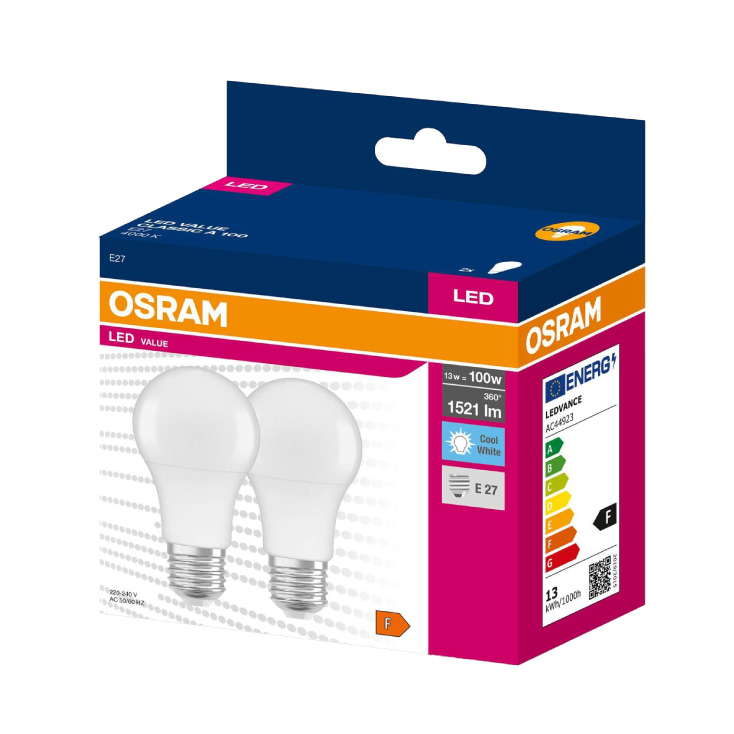 LED sijalica hladno bela 13W OSRAM - 2 kom.