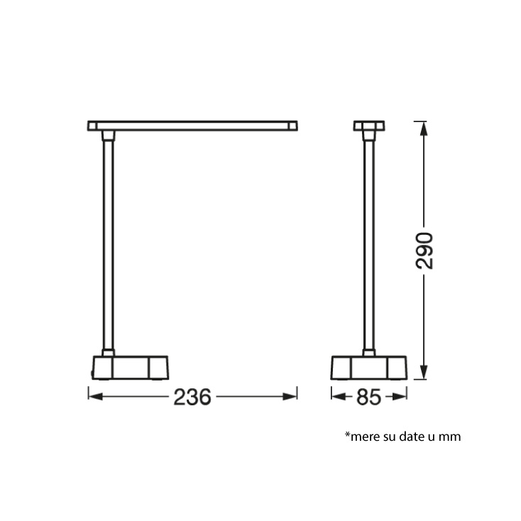 LEDVANCE stona LED lampa 5.2W