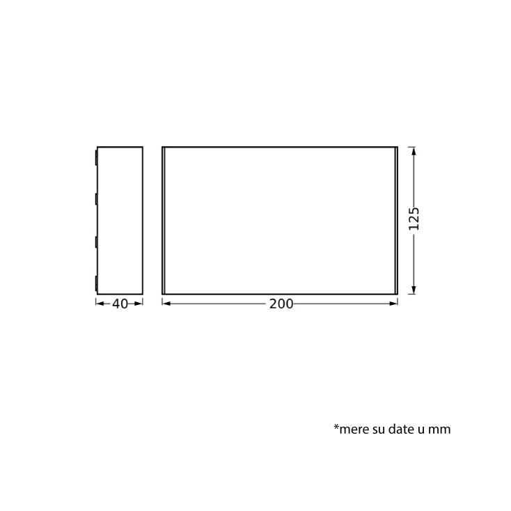 LEDVANCE zidna LED lampa 7W