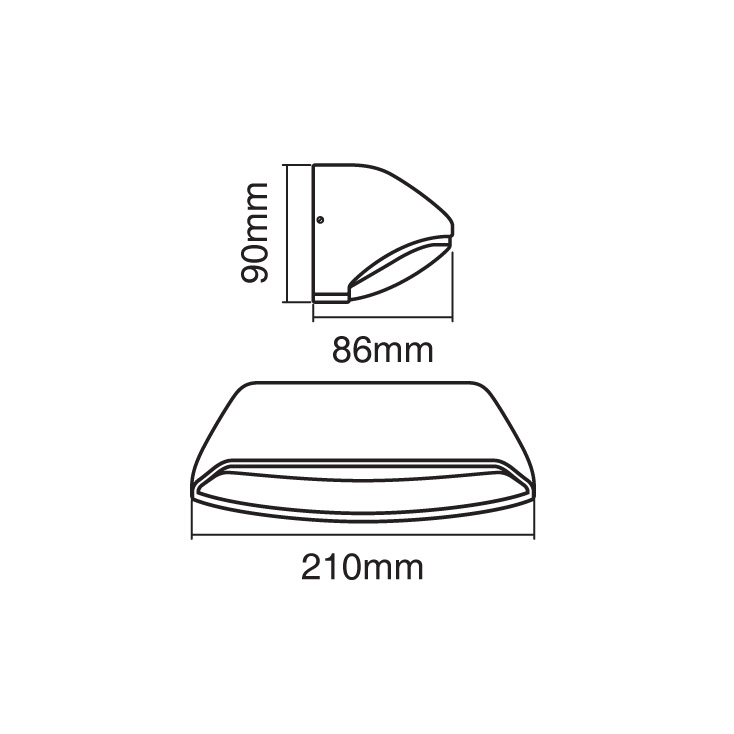 LEDVANCE zidna LED lampa 12W