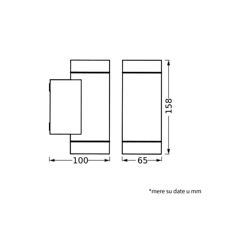 LEDVANCE zidna lampa 2xGU10