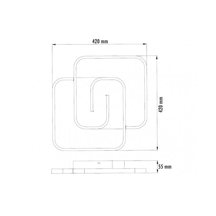 LED plafonjera 40W CCT