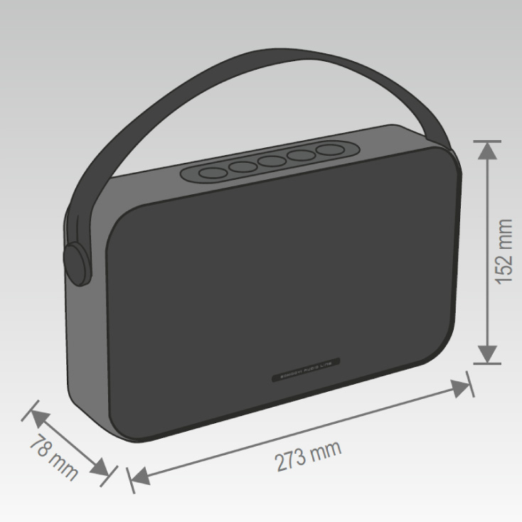 Bluetooth zvučnik 2x8W