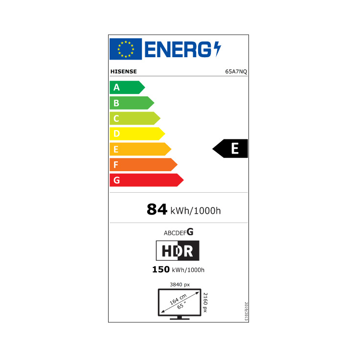 Hisense smart 4K TV 65"