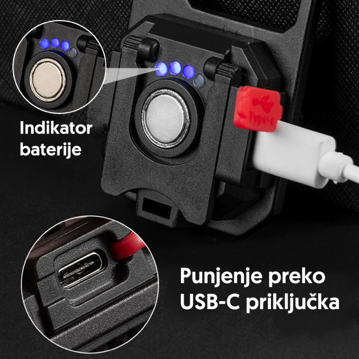 Multifunkcionalna punjiva LED mini lampa slika 2