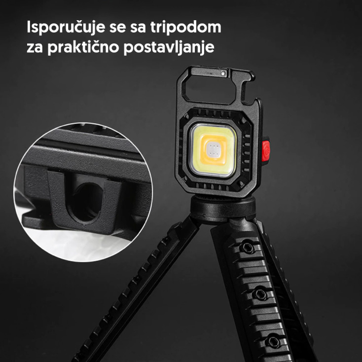 Multifunkcionalna punjiva LED mini lampa slika 3
