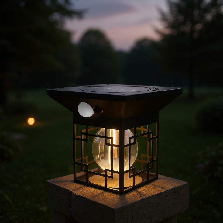 Solarna lampa sa senzorom pokreta slika 1