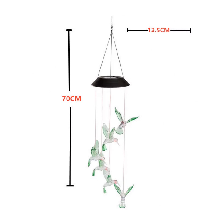 Viseća solarna LED lampa "kolibri" slika 3