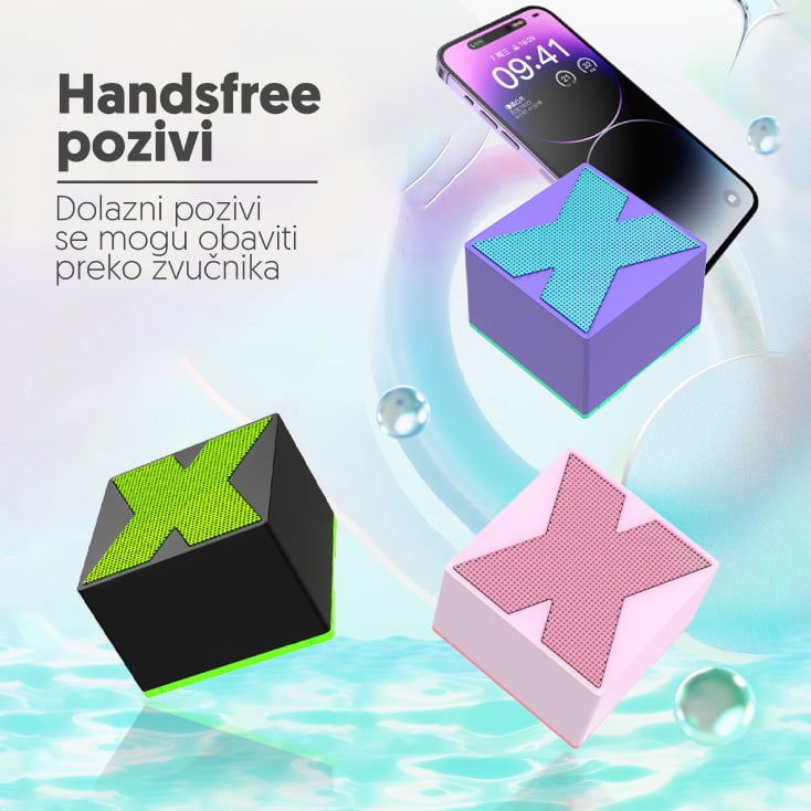 Mini BT zvučnik tirkizni 5W slika 3